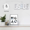 3D LED Digital Wall & Desk Alarm Clock
