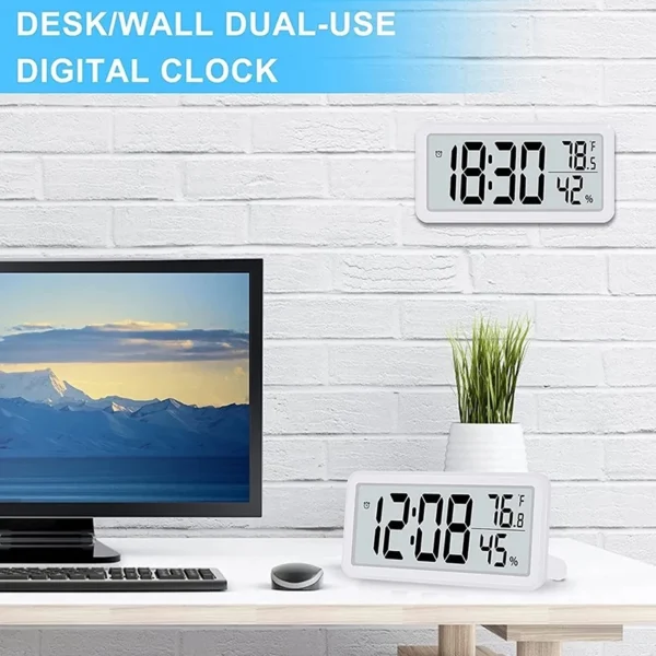 Digital LCD Alarm Clock