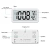 Digital LCD Alarm Clock