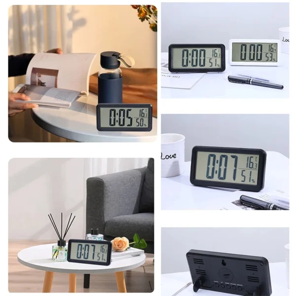 Digital LCD Alarm Clock
