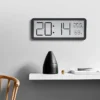 Large LCD Digital Wall Clock