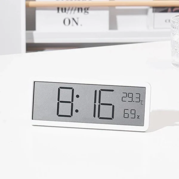 Large LCD Digital Wall Clock