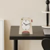 Vintage Wooden Folding Desk Clock