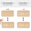 LED Wooden Digital Alarm Clock