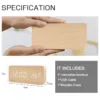 LED Wooden Digital Alarm Clock