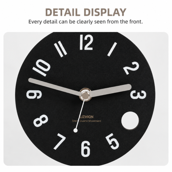 Modern Acrylic Silent Desk Clock
