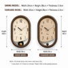 Modern Swing Pendulum Silent Wall Clock