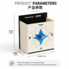 Modern Analog Desk Clock with Storage Holder