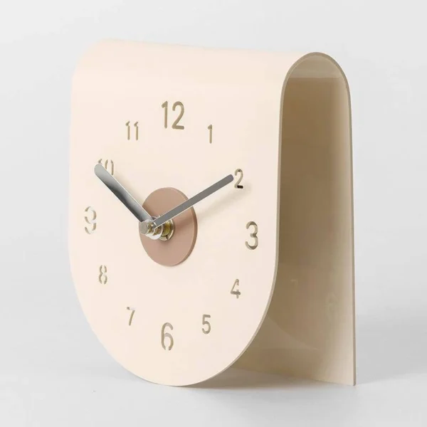 Modern Arch Fold Silent Desk Clock