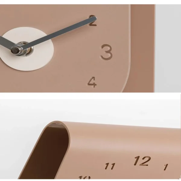 Modern Arch Fold Silent Desk Clock