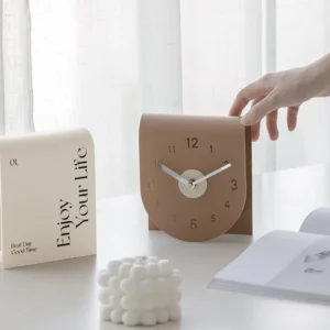 Modern Arch Fold Silent Desk Clock