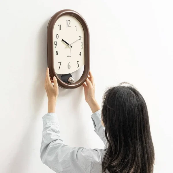 Modern Swing Pendulum Silent Wall Clock