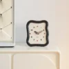 Modern Wavy Frame Analog Wall & Desk Clock
