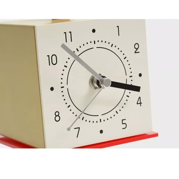 Creative Cube Pedestal Analog Desk Clock