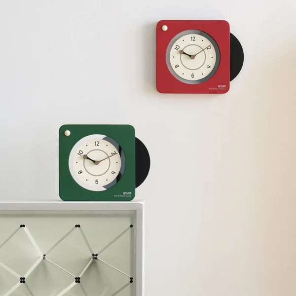 Modern Geometric Silent Analog Desk Clock