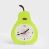 Cute Pear Silent Analog Desk Clock