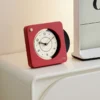 Modern Geometric Silent Analog Desk Clock