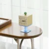 Creative Cube Pedestal Analog Desk Clock