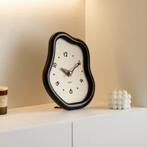 Modern Irregular Shape Silent Desk Clock