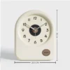 Minimalist Retro Silent Analog Desk Clock