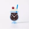Creative Dessert Cup Silent Analog Desk Clock