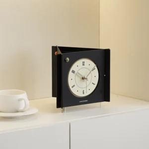 Modern Geometric Analog Desk Clock