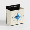Modern Analog Desk Clock with Storage Holder