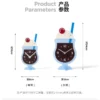 Creative Dessert Cup Silent Analog Desk Clock