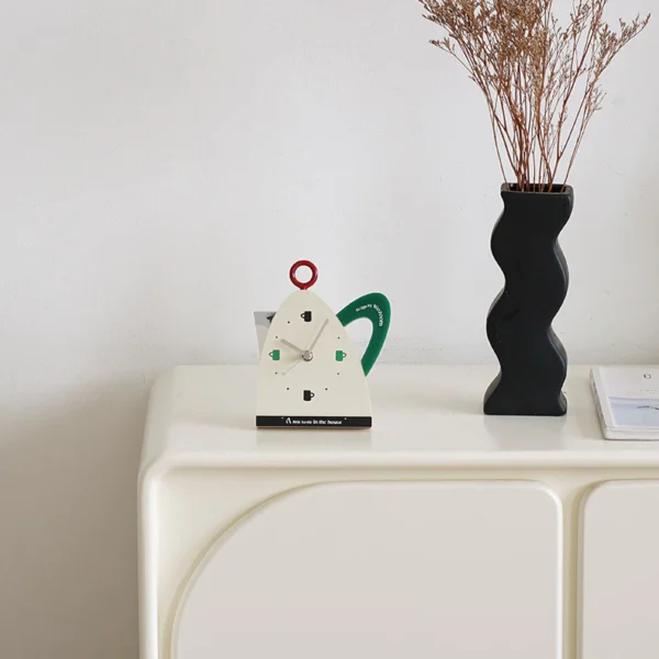 Creative Kettle Inspired Silent Analog Desk Clock