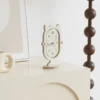 Cute Cat Silent Wooden Desk Clock
