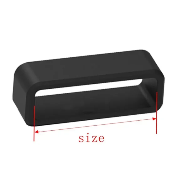 Silicone Watch Strap Keeper Loop 22MM