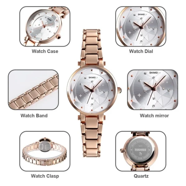 Quartz Watch with Stainless Steel Bracelet