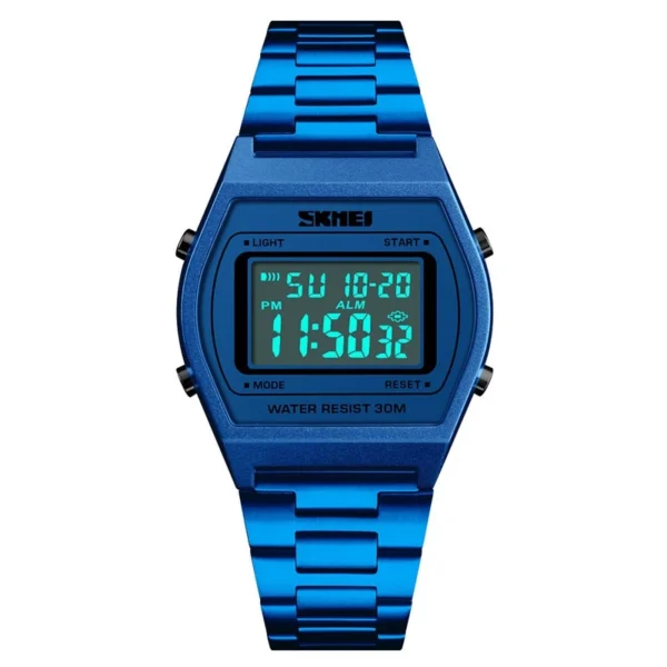 30M Waterproof Stainless Steel Digital Watch