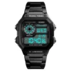 Waterproof Stainless Steel Multifunction Digital Watch