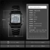 Waterproof Stainless Steel Digital Watch