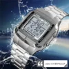 Waterproof Stainless Steel Digital Watch