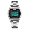 30M Waterproof Stainless Steel Digital Watch