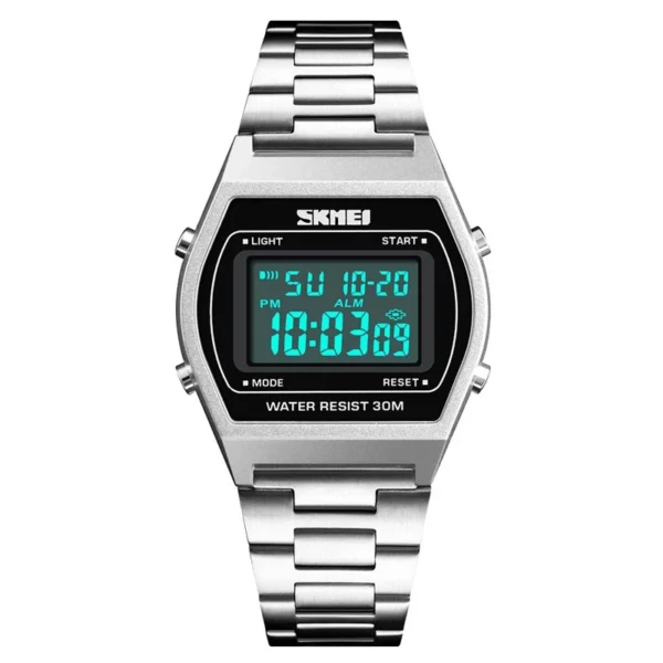 30M Waterproof Stainless Steel Digital Watch