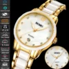 Luxury Ceramic Quartz Watch with Date Display