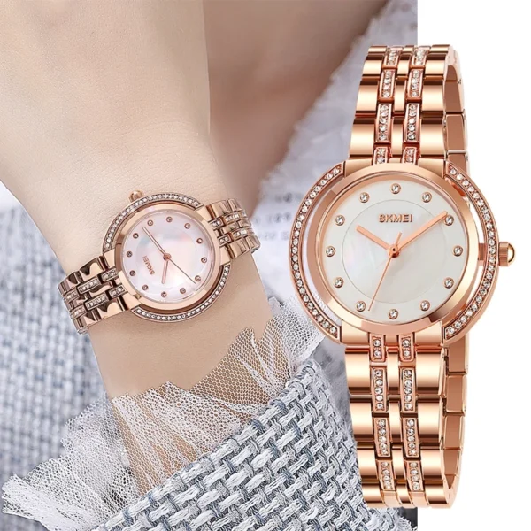 Luxury Crystal Quartz Watch