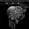 30M Waterproof Quartz Watch with Leather Strap