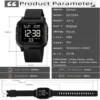 Waterproof Multifunction Digital Sports Watch