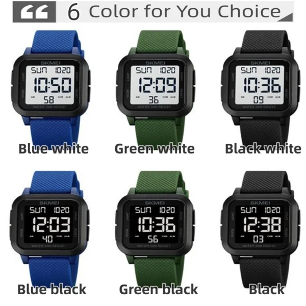 Waterproof Multifunction Digital Sports Watch