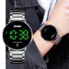cn-11134207-7ras8-m2ku6ypmkf6b73 Touch Screen LED Digital Watch with Stainless Steel Bracelet
