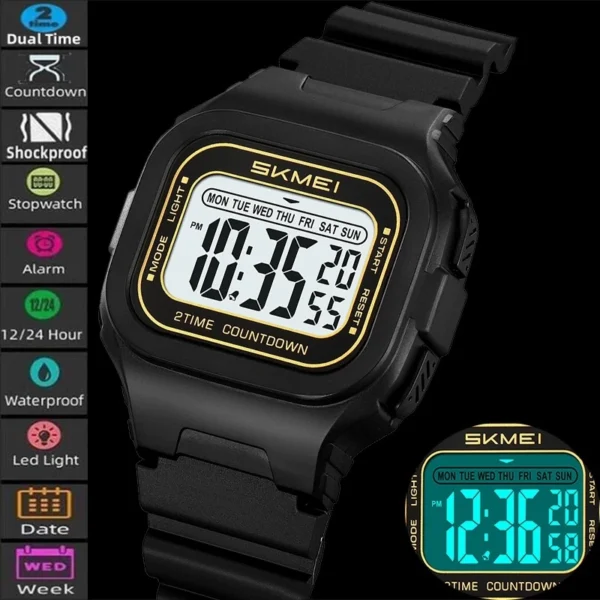 Multifunction Digital Sports Watch