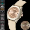 5ATM Waterproof Quartz Watch with Silicone Strap