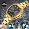 Gold Tonneau Quartz Watch