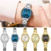 Gold Tonneau Quartz Watch