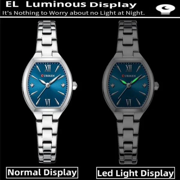 Gold Tonneau Quartz Watch