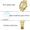 Gold Tonneau Quartz Watch